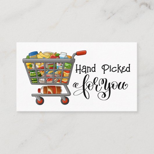 個人買い物客の名刺 名刺 (正面)