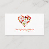 個人買い物客の服ファッションスタイリスト 名刺 (裏面)