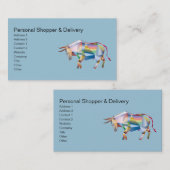 個人購入者独自の汎用簡単の作成 名刺 (正面/裏面)