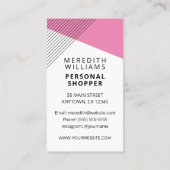 個人購買者のシック·ジモダンオメトリ 名刺 (裏面)