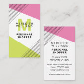 個人購買者のシック·ジモダンオメトリ 名刺 (正面/裏面)