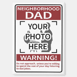 個人近所パパサインレッドトール マグネット