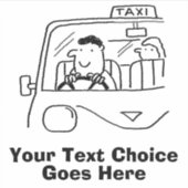 個人雇い・タクシー事業 シール (正面)