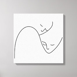 個人顔明細行サポートパートナー キャンバスプリント