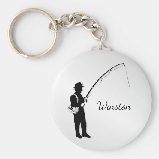 個人魚釣り キーホルダー (正面)