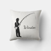 個人魚釣り クッション (裏面)