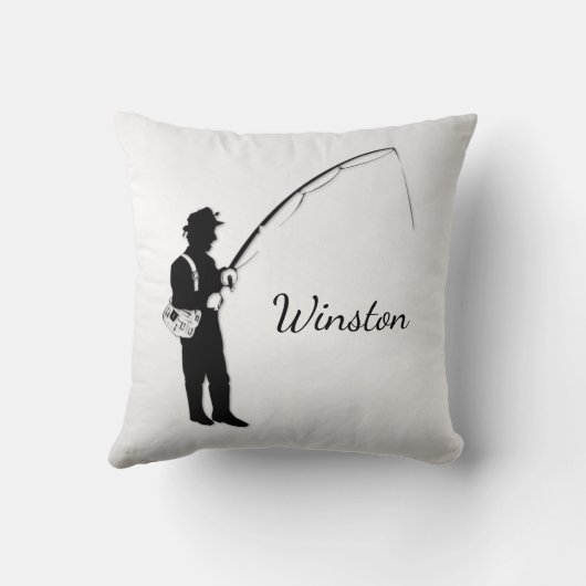 個人魚釣り クッション (裏面)