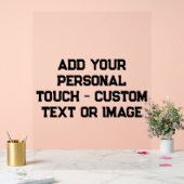 個人Touchの追加 – カスタマイズ可能な贈り物 アクリルサイン (ウェディング)