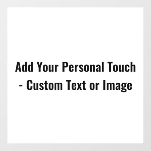 個人Touchの追加 – カスタマイズ可能な贈り物 ウィンドウサイン (シート)