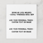 個人Touchの追加 – カスタマイズ可能な贈り物 プレイスカード (外部開封)