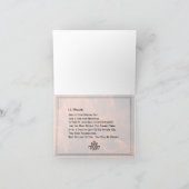 個別の消防士退職感謝カード サンキューカード (内部)