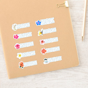 個別の郵送先住所トロピカル結婚ト シール