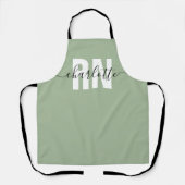 個別のRN看護師卒業ギフト エプロン (正面)