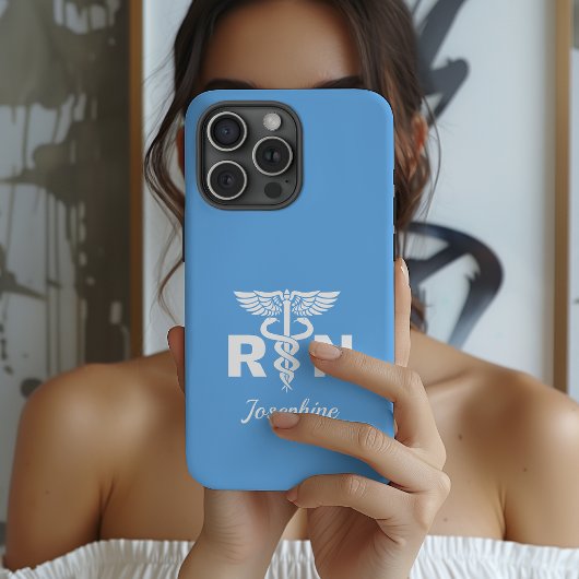 個別のRN看護師携帯ケース、RN看護師ギフト iPhoneケース