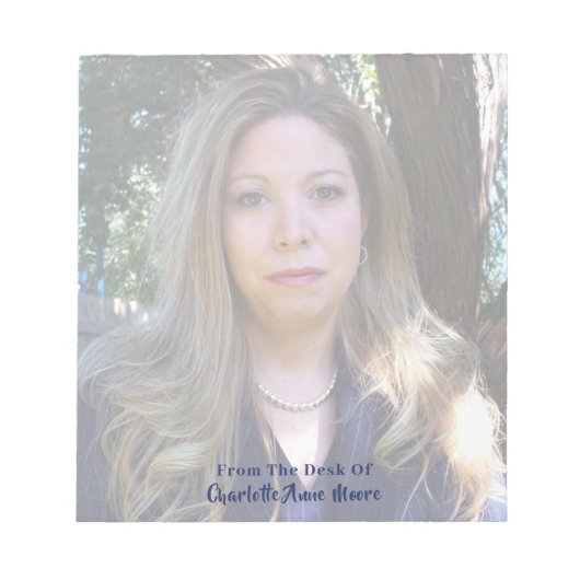 個別写真テンプレート ノートパッド (正面)