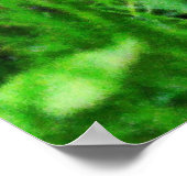 個別効果バード11 ぼやけ ポスター (角)