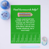 個別指導のチラシ チラシ (シングル)