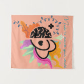 個性と情熱のためのデザイン タペストリー (正面(横))