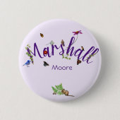 個性のある夏期: 缶バッジ (正面)