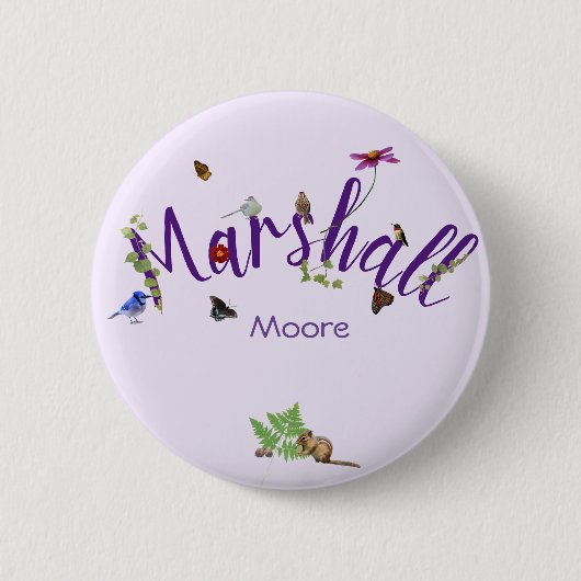 個性のある夏期: 缶バッジ (正面)