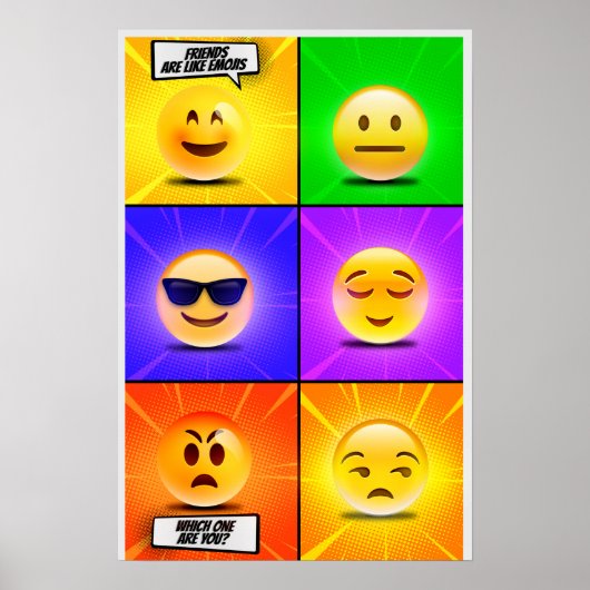 個性の選択（マット） ポスター (正面)