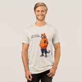 個性を主張しよう - カスタマイズ可能 トライブレンドTシャツ (正面全面)