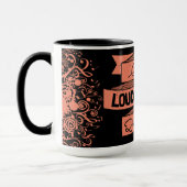 個性を内向大きな音楽の静かな人々 マグカップ (左)