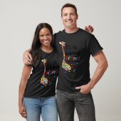 個性を大切に 自閉症啓発 ギラフ Tシャツ (ユニセックス)