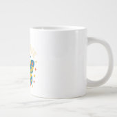 個性を輝かせる - 霊感を与える蝶のアートマグデザイン ジャンボコーヒーマグカップ (右)