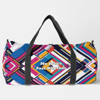 個性的なカラフルバッグ ダッフルバッグ