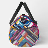 個性的なカラフルバッグ ダッフルバッグ (右)