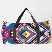 個性的なカラフルバッグ ダッフルバッグ (裏面)