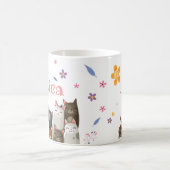 個性的なスイート猫 コーヒーマグカップ (中央)