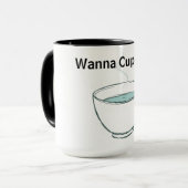 個性的なティータイムのお茶 マグカップ (正面左)