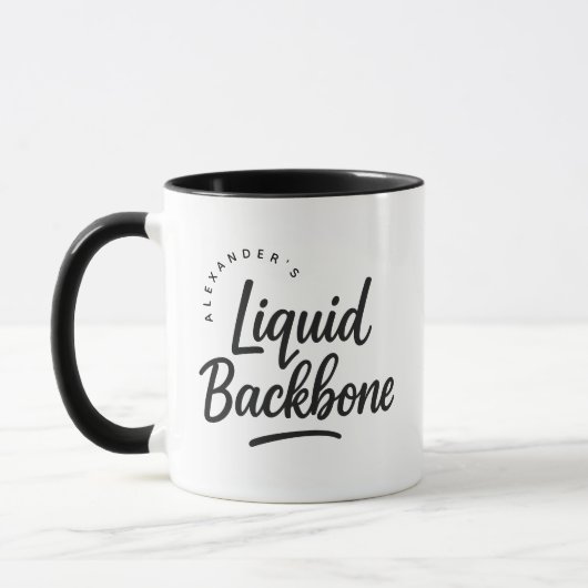 個性的なバックボーンギフト コーヒー マグカップ (左)