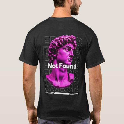 個性的なメンズシャツ – Unmatched Elegance Tシャツ (裏面)