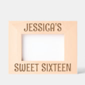 個性的な大人っぽガーリーSweet Sixteen レーザー彫刻フレーム (正面)