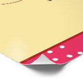 個性的な女性らしいフォトコラージュ ポスター (コーナー)
