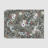 個性的な植物のクリスマスデザイン 薄葉紙 (正面)