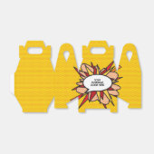 個性的な楽しい現代的なコミックスタイルのデザイン, フェイバーボックス (折り畳みなし)