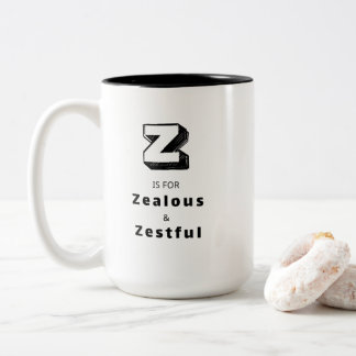 個性的な高級感あふれるZ ツートーンマグカップ