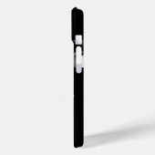 個性的なiPhoneケース トレンド 抽象的な黒い粉末 Case-Mate iPhoneケース (裏面 / 左)