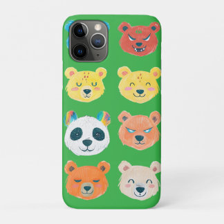 個性豊かなクマたち iPhone 11 PROケース
