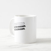 倍にして倍楽しむ コーヒーマグカップ (正面左)