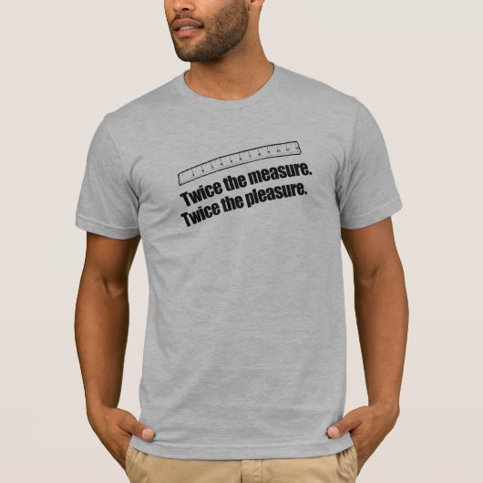 倍にして倍楽しむ Tシャツ (正面)