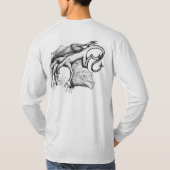 倍によって飛ぶドラゴン- Tシャツ (裏面)