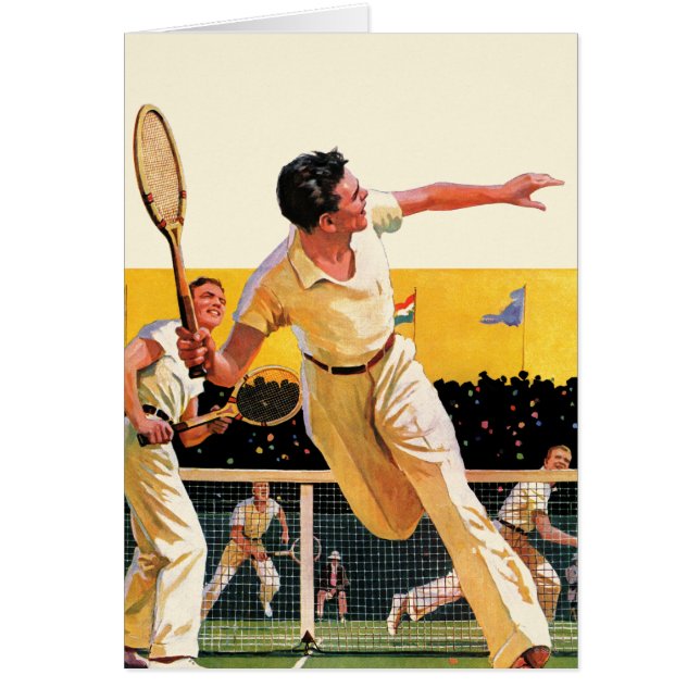 倍のテニスのマッチ (正面)