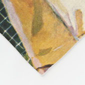 倍のテニスのマッチ フリースブランケット (角)