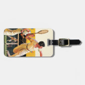 倍のテニスのマッチ ラゲッジタグ (正面横)