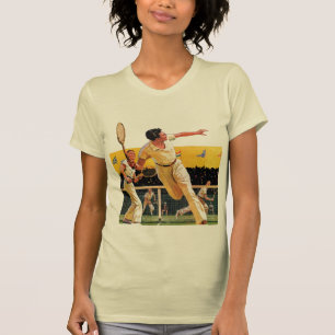 倍のテニスのマッチ Tシャツ